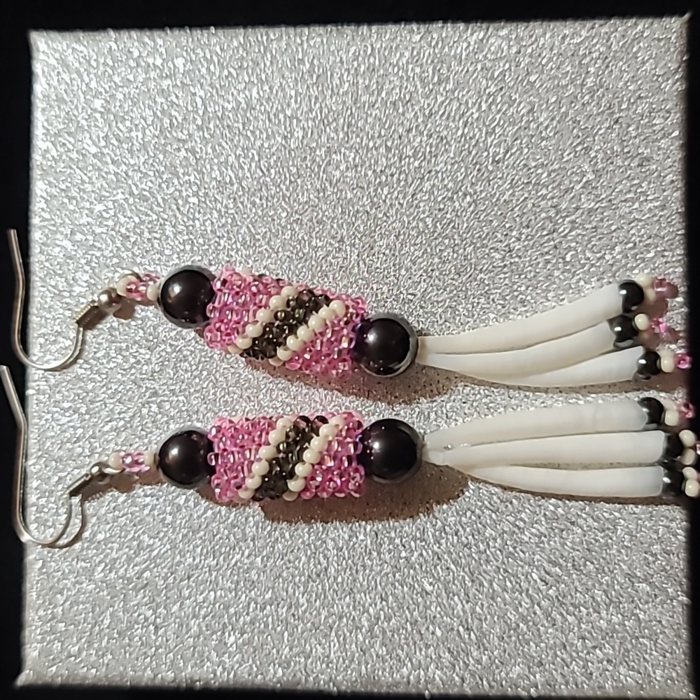 Beautiful beaded earrings